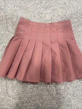 Princess Polly Dusty Pink Pleated Skirt